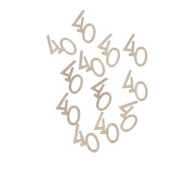 Décorations 40 in bois