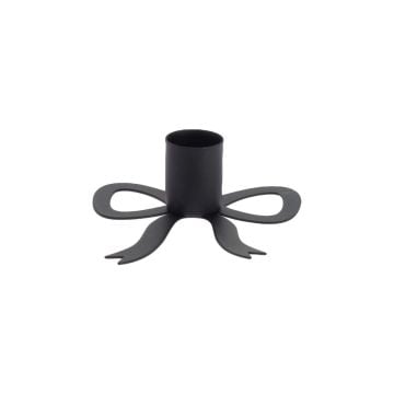 Bougeoir Noeud Nira Métal Noir