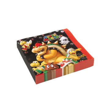 Serviettes Super Mario (20pcs)