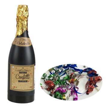 Konfettikanone - Champagnerflasche