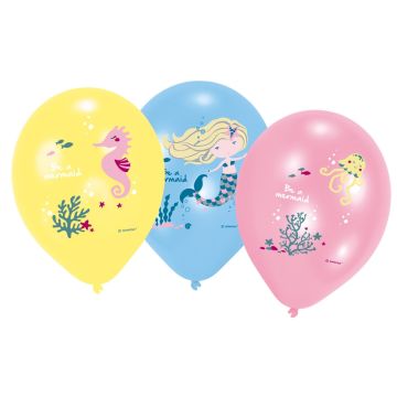 Latex Balloon - Mermaid (6pcs)