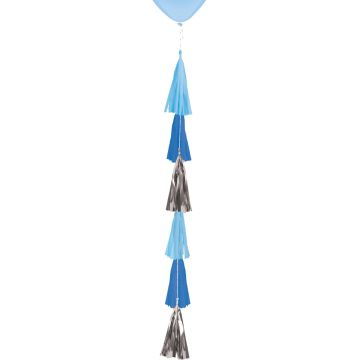 Tassels for blue balloon  