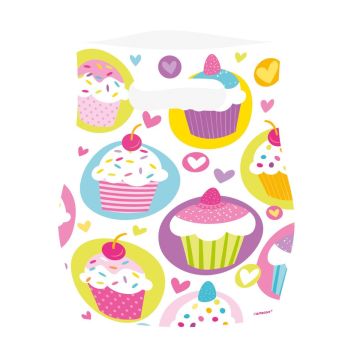 Sachets pour bonbons - Cupcakes (6pcs)