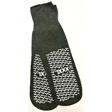 Doppelseitige rutschfeste Socken - Größe 46+ (Ödem, bariatrisch)
