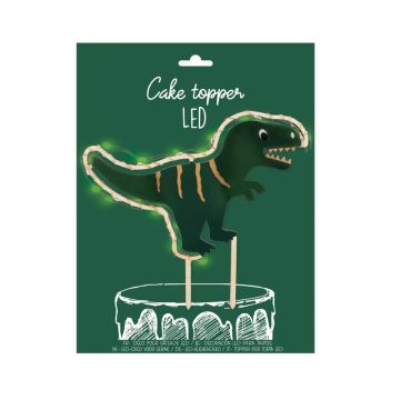 Cake topper - Led Dinosaurier