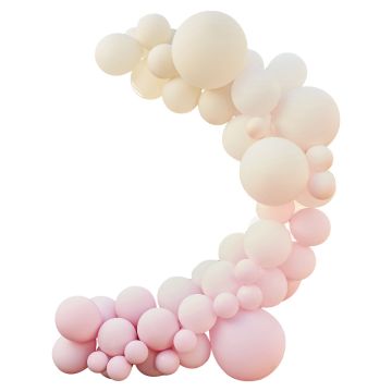 Arche aus Luftballons - Nude Pink (75 Stck.)