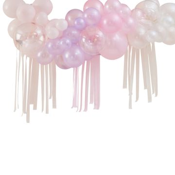 Arche aus Luftballons - Pastell und transparent (50St.)