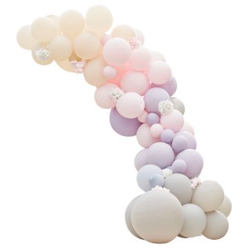 Balloon Arch - Pastel Hydrangea (75 pcs)