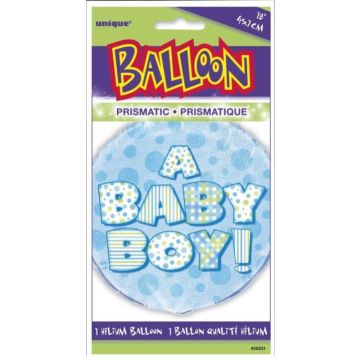 Alu-Ballon Baby Boy (45cm)
