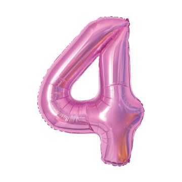 Balloon Chiffre Alu 40cm Pink - 4