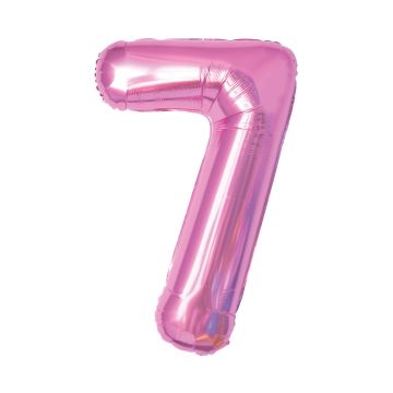 Balloon Chiffre Alu 80cm Pink - 7