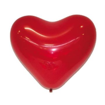 Herzballons Rot (25 Stück)