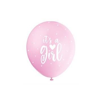 Ballone It's a Girl (5 Stück)
