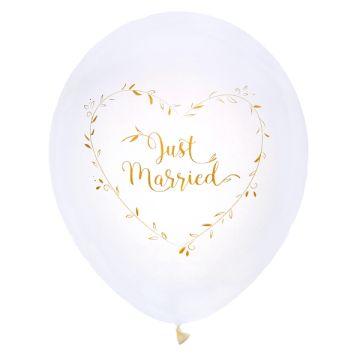 Luftballon "Just Married" (8 pcs)