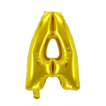 Folienballon Buchstaben A Gold 80cm