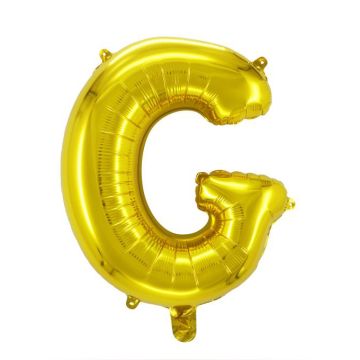 Folienballon Buchstaben G Gold 75cm