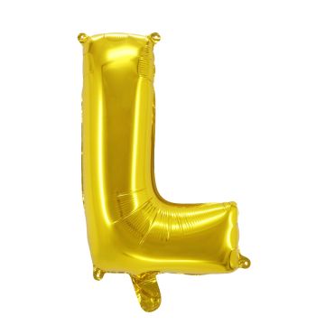 Folienballon Buchstaben L Gold 80cm