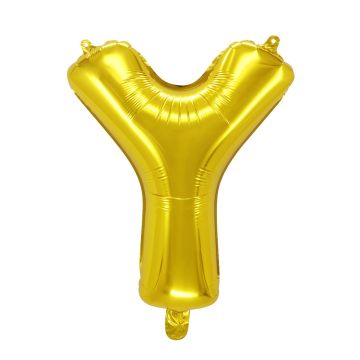 Folienballon Buchstaben Y Gold 75cm
