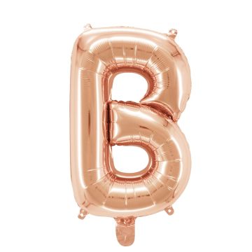 Folienballon Buchstaben B Kupfer - 40cm