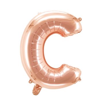 Folienballon Buchstaben C Kupfer 40cm