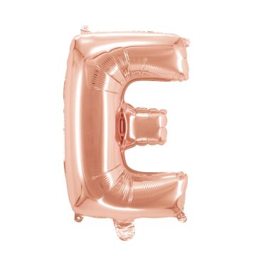 Folienballon Buchstaben E Rosegold 40cm