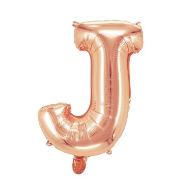 Balloon Letter Alu 40cm Copper - J