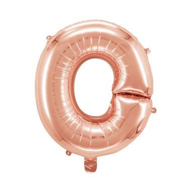Balloon Letter Alu 80cm Rosegold - O