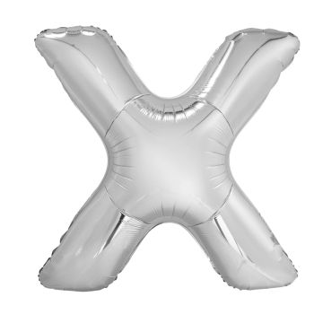 Alu Balloon 80cm Silver - X