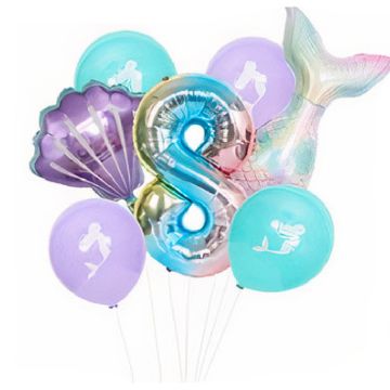 Balloon set - Mermaid - 8
