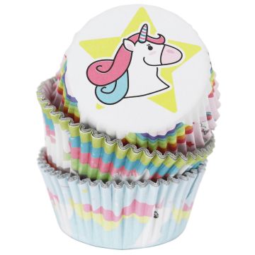 Cupcake cases - Unicorn (60pcs)