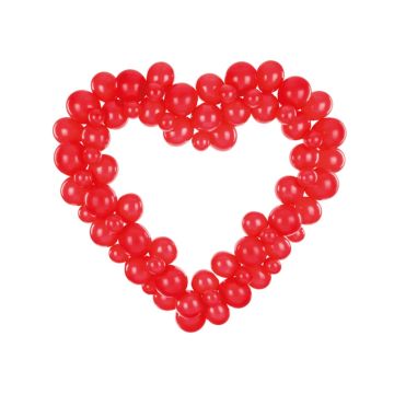 Balloon Arch - Red Heart (68 pcs)