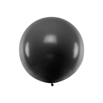 Ballon Rond Noir 1m