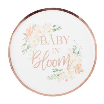 Plates - Baby In Bloom (8pcs)