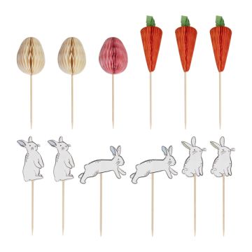 Cupcake Toppers - Lapin 