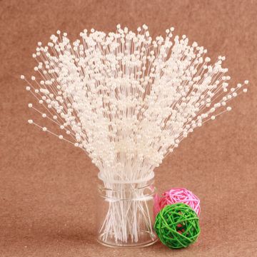White beaded branches (100pcs)