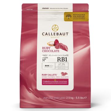 Callebaut Chocolat Ruby - 2.5kg
