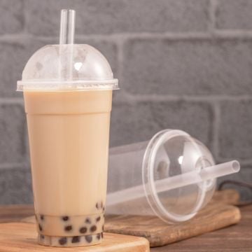 5 Becher und couvercles bubble tea - 700 ml
