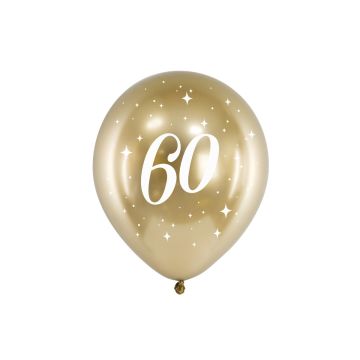 Goldener Ballon - 60 Jahre (6St.)
