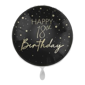 Ballon Alu - Happy Birthday 18 Ans