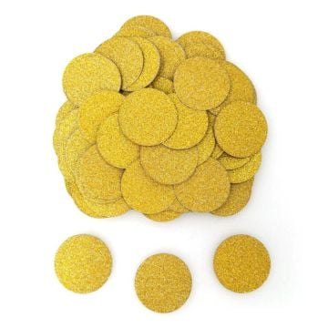 Confettis Rond - Or (100 pcs)