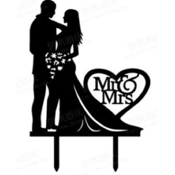 Figur "Mr & Mrs Heart"