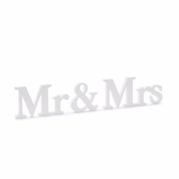 Mr & Mrs Buchstaben - Weiss