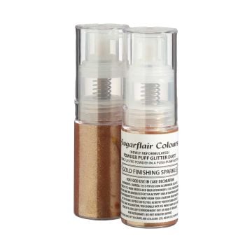 Spray poudre zu paillettes - Gold Finishing Sparkle