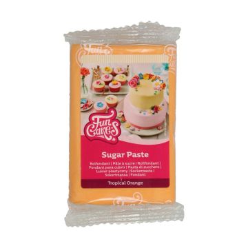 FunCakes Sugar Dough - Tropical Orange - 250g