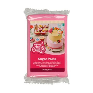 Pâte à sucre FunCakes - Pretty Pink - 250gr