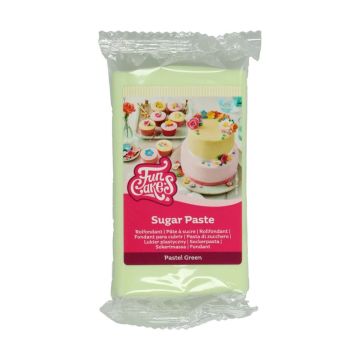FunCakes Sugar Dough - Pastel Green - 250gr