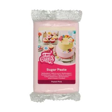 FunCakes Sugar Dough - Pastel Pink - 250gr