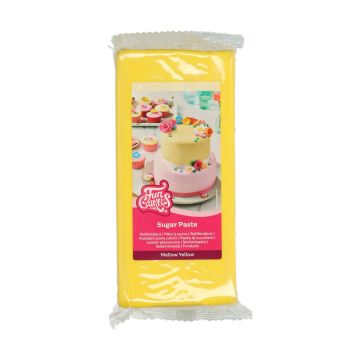 Pâte à sucre FunCakes - Mellow Yellow - 1kg