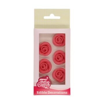 Roses en pâte d'amandes - Roses (6pcs)