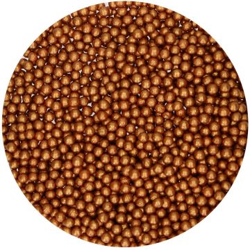 Small gold and bronze soft beads 